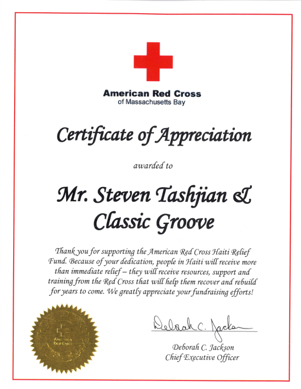 Classic Groove Haiti Benefit Logo